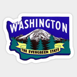 1960s Washington State Sticker